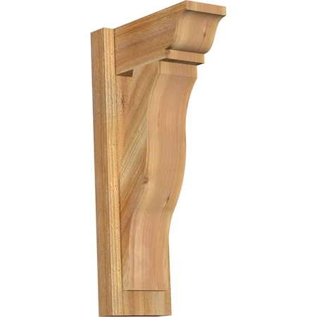 Funston Traditional Rough Sawn Outlooker, Western Red Cedar, 6W X 12D X 24H